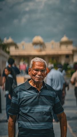 Chairman addressing at an event